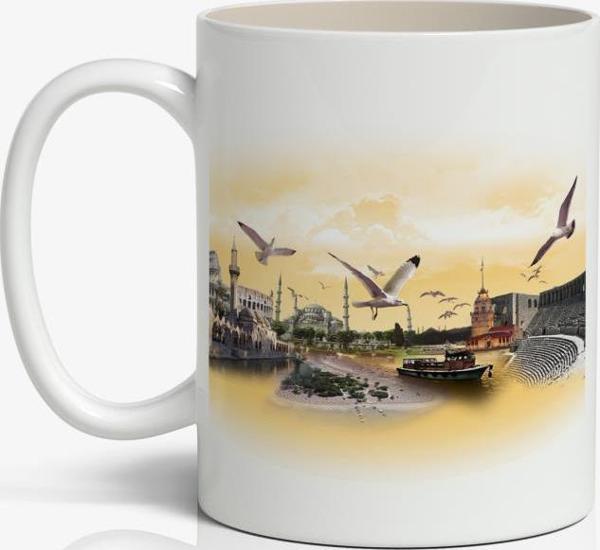 İstanbul Baskılı Kupa Bardak Baskılı Kahve Kupa Bardak-5 - Image 1