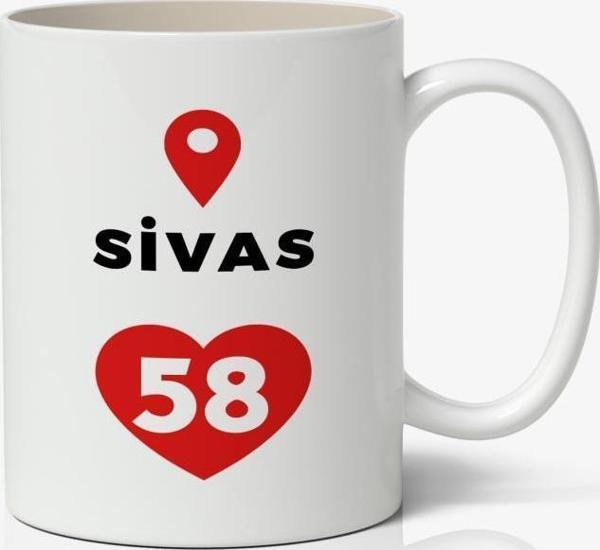 Sivas Baskılı Kupa Bardak Baskılı Kahve Kupa Bardak - Image 1