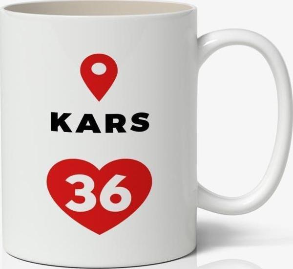 Kars Baskılı Kupa Bardak Baskılı Kahve Kupa Bardak - Image 1