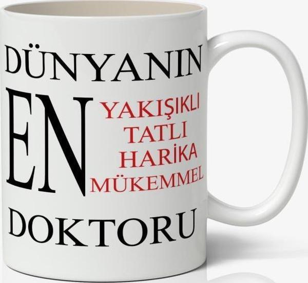 Doktorlar Günü Temalı Baskılı Kupa Bardak Baskılı Kahve Kupa Bardak - Image 1