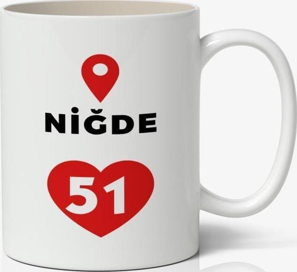 Niğde Baskılı Kupa Bardak Baskılı Kahve Kupa Bardak - Image 1