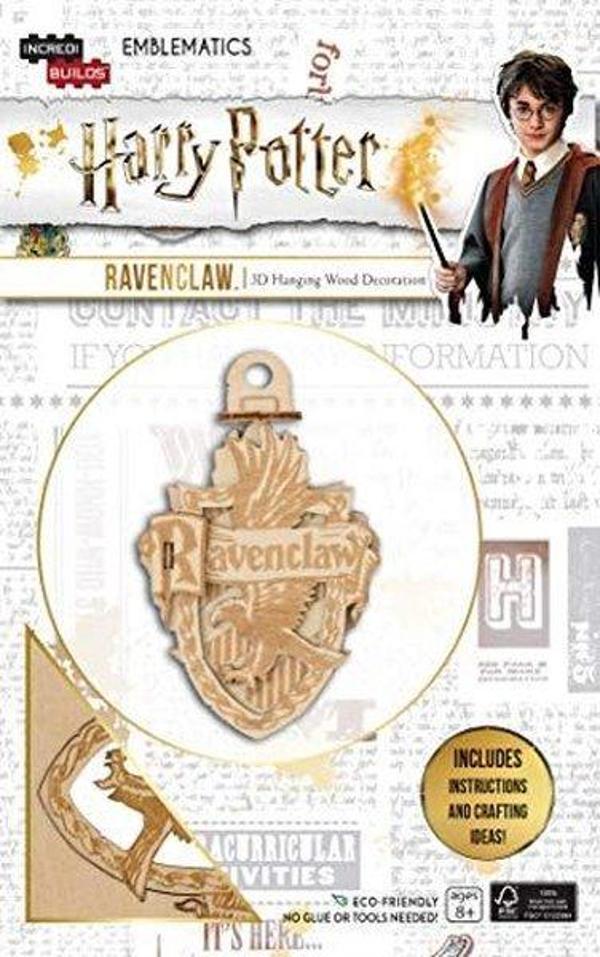 IncrediBuilds-Emblematics: Harry Potter: Ravenclaw - Insight Toys - Image 1