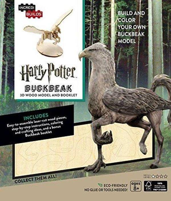 IncrediBuilds-Harry Potter: Buckbeak 3D Wood Model and Booklet - Insight Toys - Image 1