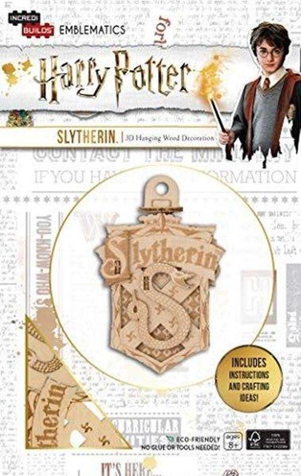 IncrediBuilds-Emblematics: Harry Potter: Slytherin - Insight Toys - Image 1