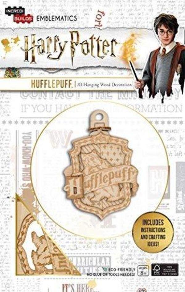 IncrediBuilds-Emblematics: Harry Potter: Hufflepuff - Insight Toys - Image 1