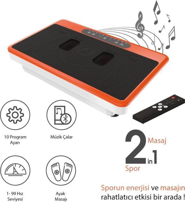 Titreşimli Egzersiz ve Ayak Masaj Cihazı - 2’si 1 Arada Konfor ve Fitness Deneyimi - Image 1