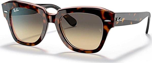 Ray-Ban Rb 2186 1324Bg 52 State Street Unisex Kemik Güneş Gözlüğü - Image 1