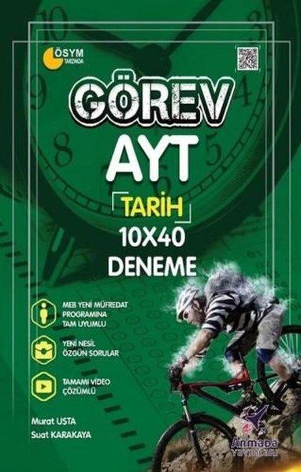 Görev AYT Tarih 10 x 40 Deneme - Armada Yayınları - Image 1