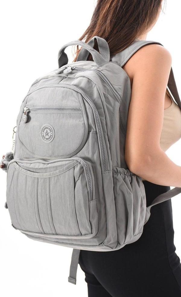 8860 Unisex Klınkır Maymunlu Günlük ve Okul Sırt Çantası - Image 1