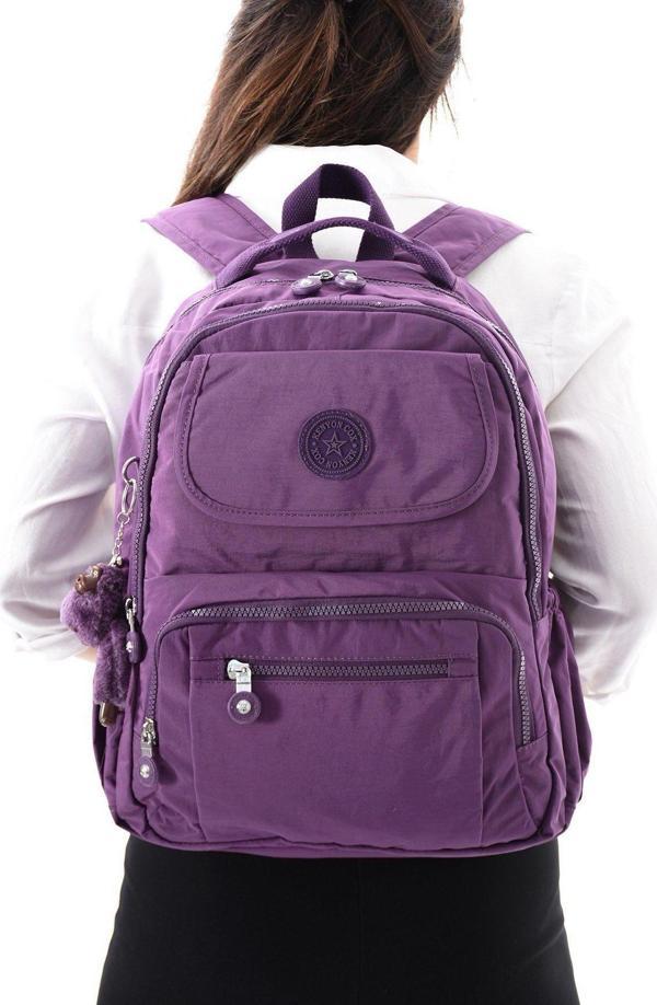 8866 Unisex Klınkır Maymunlu Günlük ve Okul Sırt Çantası - Image 1