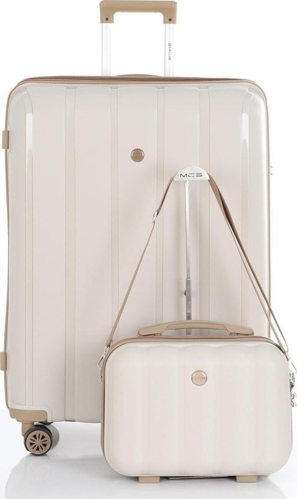 Polipropilen 2'li Valiz Seti Büyük & Makyaj V305 - Image 1