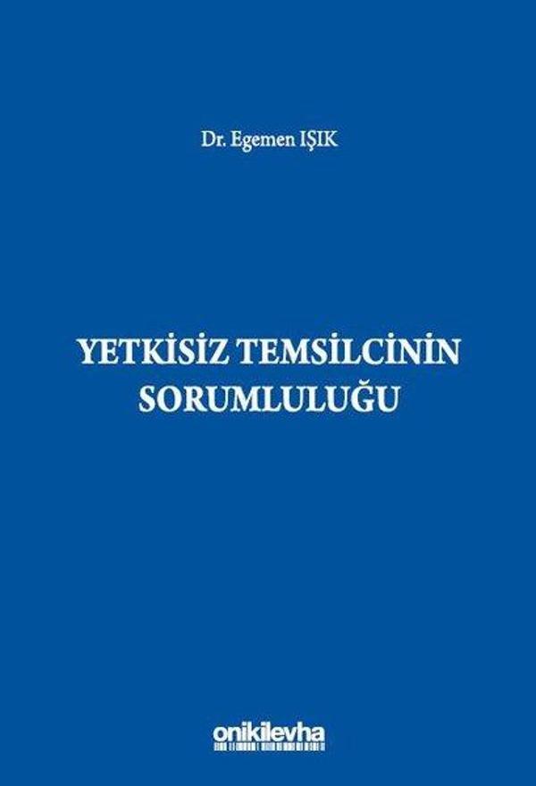 Yetkisiz Temsilcinin Sorumluluğu - On İki Levha Yayıncılık - Image 1