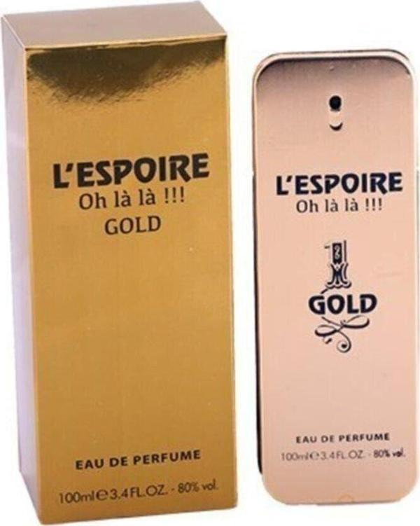L'espoire Lespoıre For Men 100Ml Edt Gold Parfüm - Image 1