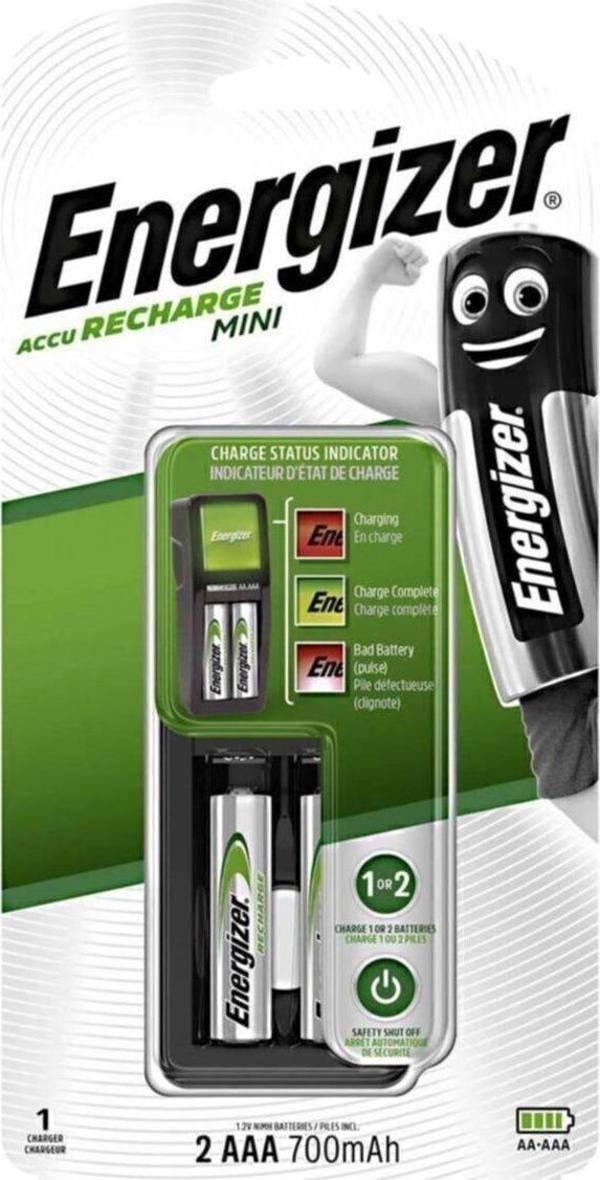 Energizer Mini Pil Şarj Cihazı - 2Xaaa 700Mah - Image 1