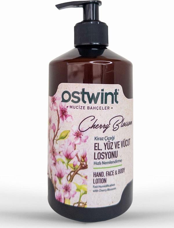 Ostwint Mucize Bahçe El-Vücut Losyonu Kiraz Çiçeği 500 Ml - Image 1