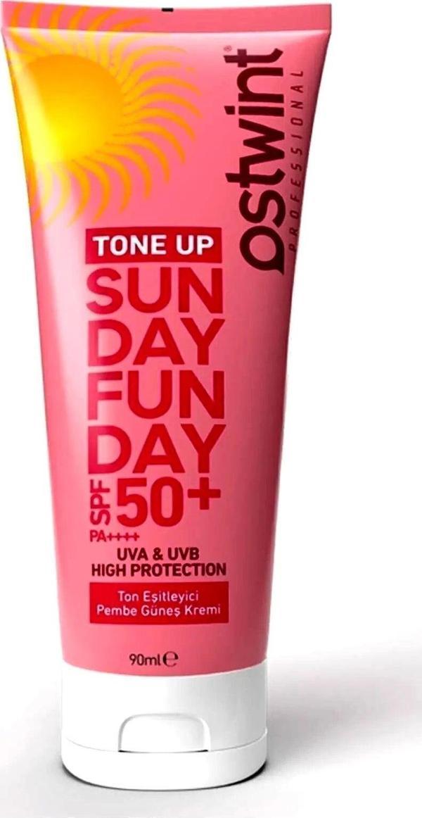Ostwint Tone Up Ton Eşitleyici, Leke Önleyici, Yüksek Güneş Koruması Spf 50 Güneş Kremi - Image 1