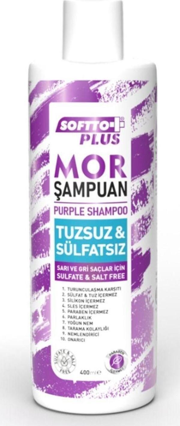 Softto Plus Mor Şampuan 400 Ml - Image 1