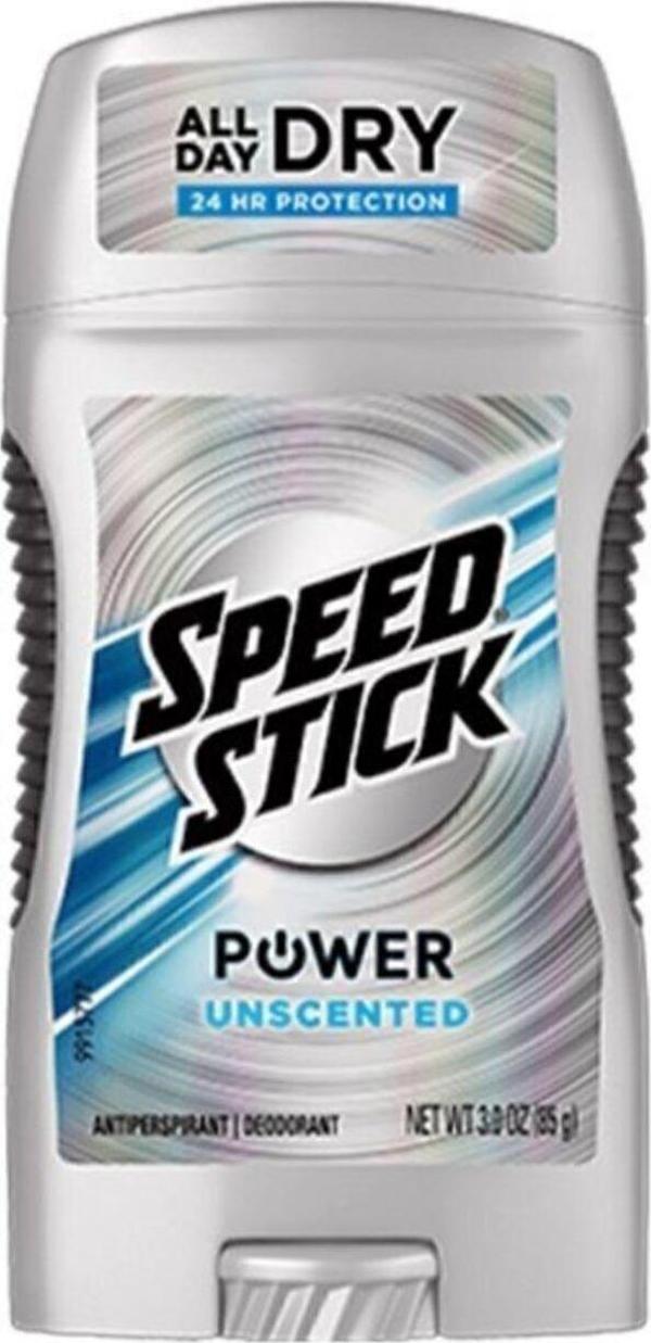 Speed Stick Power Unscented Deodorant 85 Gr - Image 1