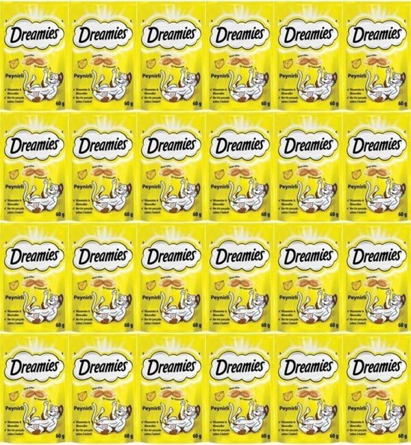 Dreamies Kedi Ödül Maması Peynirli 60 Gr X 24 Adet - Image 1