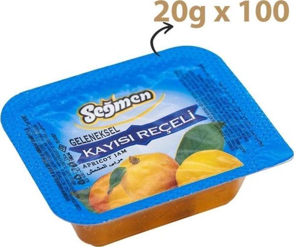 Seğmen Piknik Kayısı Reçeli 20 Gr Lık 100 Adet - Image 1