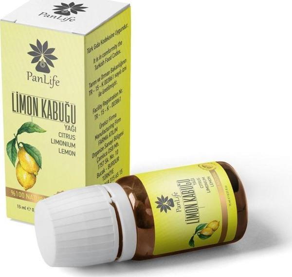 Panlife Limon Kabuğu Yağı 10 Ml %100 Saf Analiz Sertifikalı  - Image 1