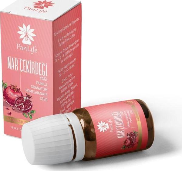 Panlife Nar Çekirdeği Yağı 10 Ml %100 Saf Analiz Sertifikalı  - Image 1