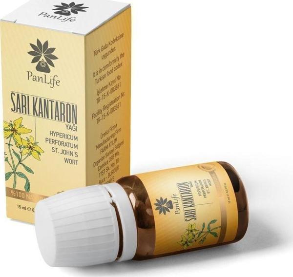 Panlife Sarı Kantaron Yağı 10 Ml %100 Saf Analiz Sertifikalı - Image 1