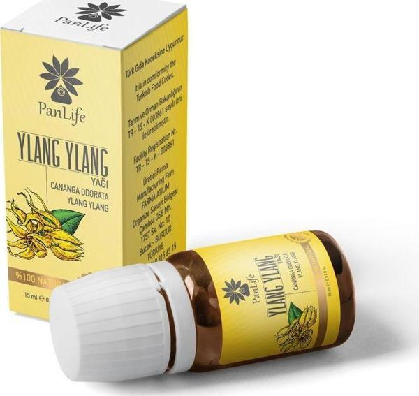 Panlife Ylang Ylang Yağı 10 Ml %100 Saf Analiz Sertifikalı - Image 1
