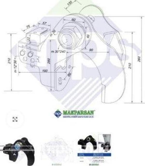 KALDIRMA APARATI CIVATALI 7 LI M30   - Image 1