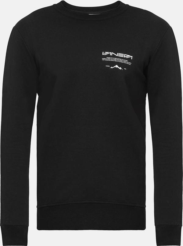 Bisiklet Yaka Regular Fit Next Unisex Sweatshirt Siyah - Image 1