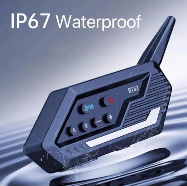 Vothoon Bt62 Motosiklet Kask Kulaklığı Bluetooth Intercom 2 Intercom Bağlantılı - Image 1