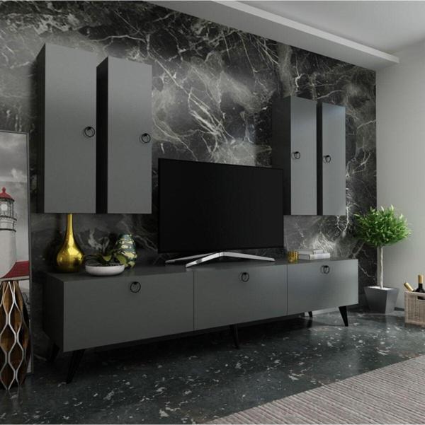 Myniture Home & Living Festival Tv Ünitesi Q3020-4 Antrasit - Image 1