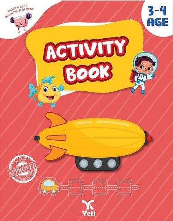 Activity Book- 3- 4 Age - Yeti Kitap - Image 1