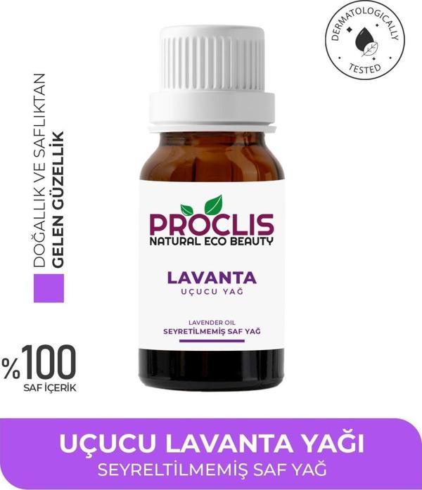 PROCLİS Lavanta Yağı, %100 Doğal Uçucu Yağ, Lavander Oil 10 ml Sprey Başlıklı - Image 1