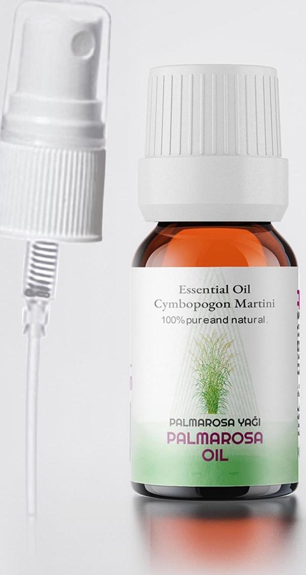 PROCLİS Palmarosa Yağı, %100 Doğal Uçucu Yağ, Palmarosa Oil 10 ml Sprey Başlıklı - Image 1