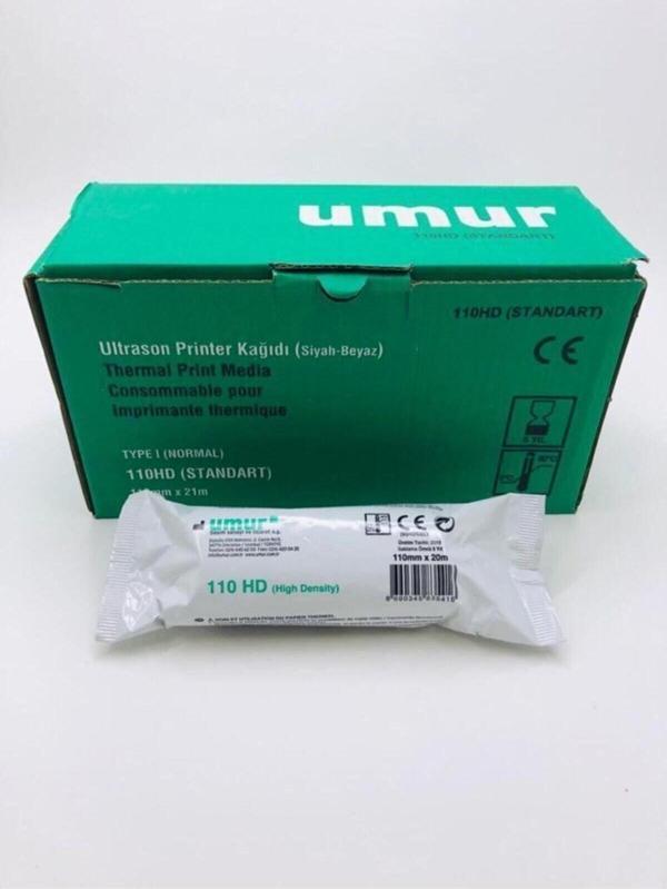 10 Rulo Adet Ultrason Kağıdı Ultrasound Printer Kağıdı 110hd Sony Ve Mitsubishi Muadili - Image 1