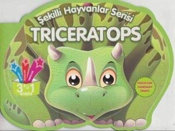 Triceratops Şekilli Hayvanlar Serisi - Parıltı Yayınları - Image 1
