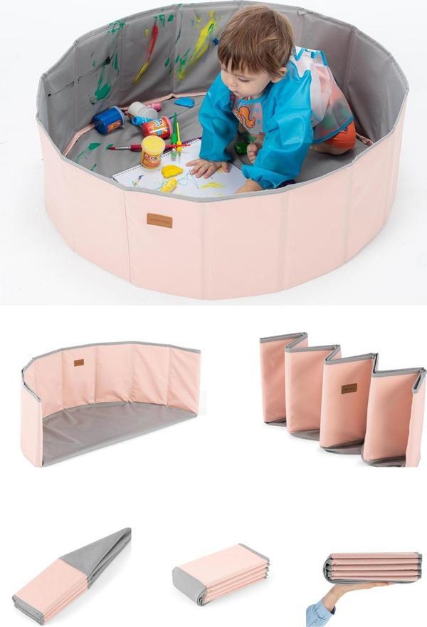 Wellgro Katlanır Aktivite ve Oyun Havuzu, Pembe - Image 1