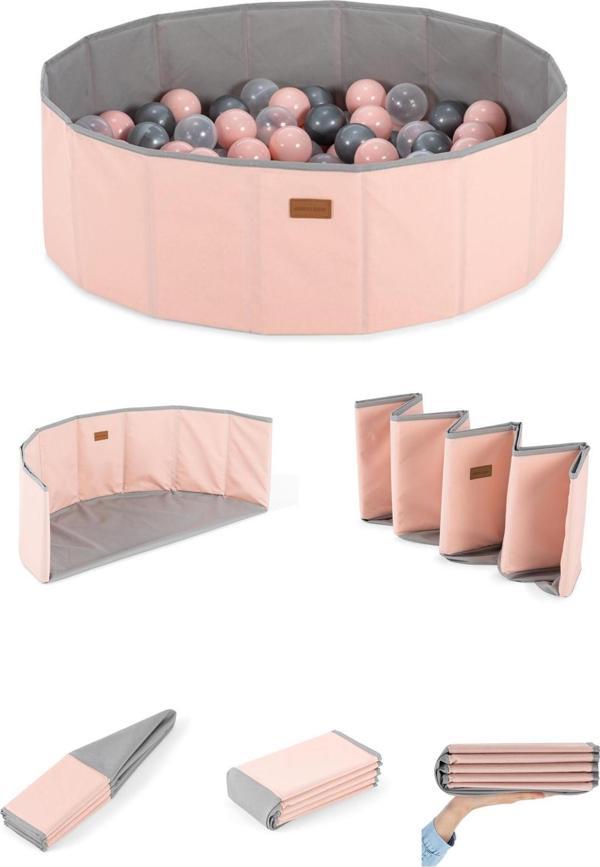 Wellgro Katlanır Aktivite ve Top Havuzu, 150 Toplu - Pembe - Image 1