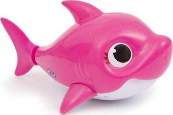 Giochi Preziosi Baby Shark Yüzen Ve Sesli Figür Banyo Oyuncağı Pembe - Image 1