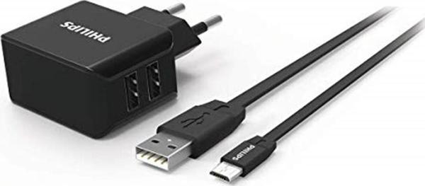 Philips Dlp 2502M Duvar Şarj Cihazı & Micro Usb Kablo Duvar Şarj Cihazı Ve Micro Usb Kablo, S - Image 1