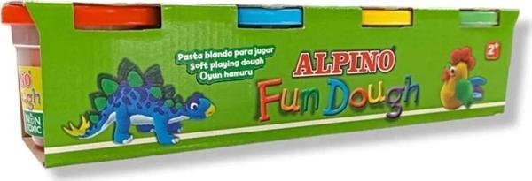 Alpino Oyun Hamuru 4 Renk 100 Gram Oyun Hamuru - Image 1