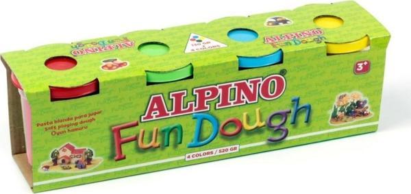 Alpino Oyun Hamuru 4 Renk 520 Gram Oyun Hamuru - Image 1