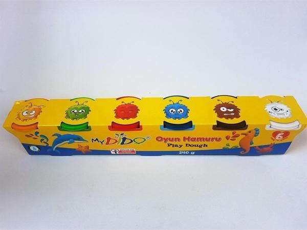 My Dido Oyun Hamuru Mini Dough 6 Renk 240 Gram - Image 1