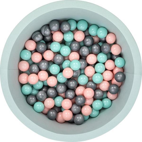 Wellgro Bubble Pops Mint Top Havuzu -Mint/Pembe/Gri Top - Image 1