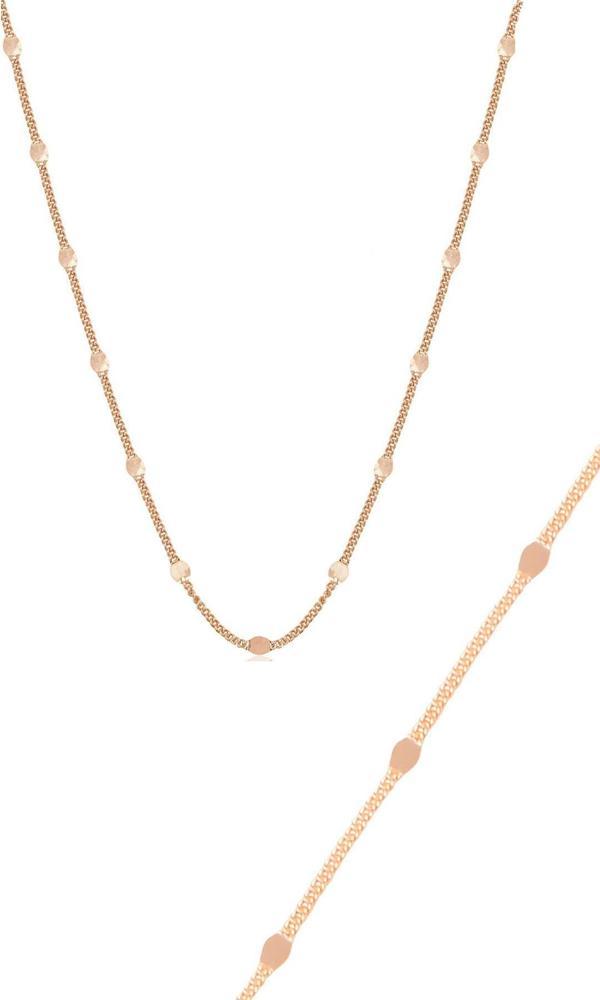 Gümüş rose pullu gurmet kolye bileklik seti  - Image 1