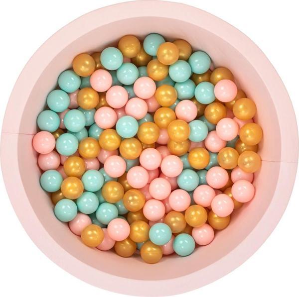 Wellgro Bubble Pops Pembe Top Havuzu -Pembe/Mint/Gold Top - Image 1