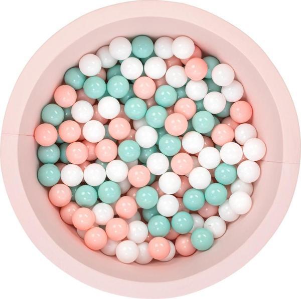 Wellgro Bubble Pops Pembe Top Havuzu -Pembe/Beyaz/Mint Top - Image 1