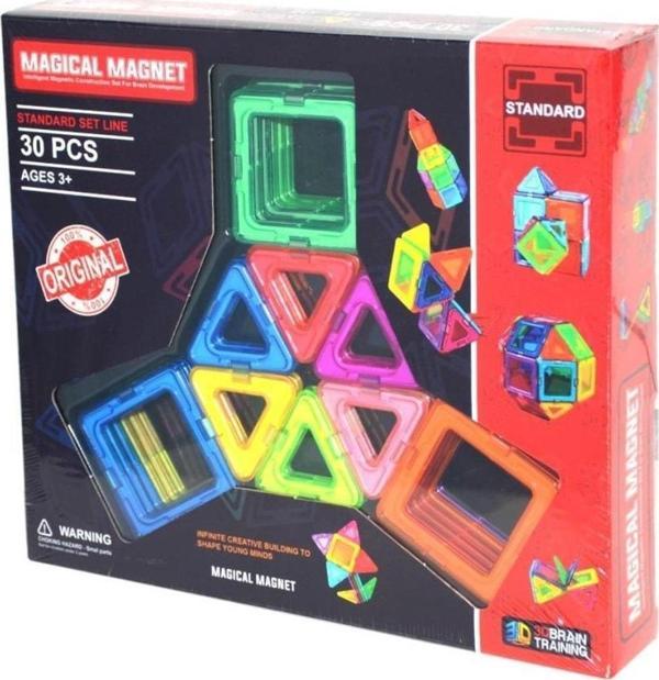 Başel Toys 6080 Başel, Magical Magnet 30 Parça - Image 1