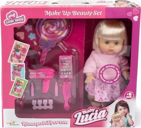 Neuygun Makyaj Güzellik Setli Türkçe Konuşan Lucia Bebek - Image 1